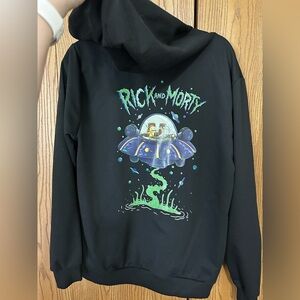 Large Rick and Morty hoodie